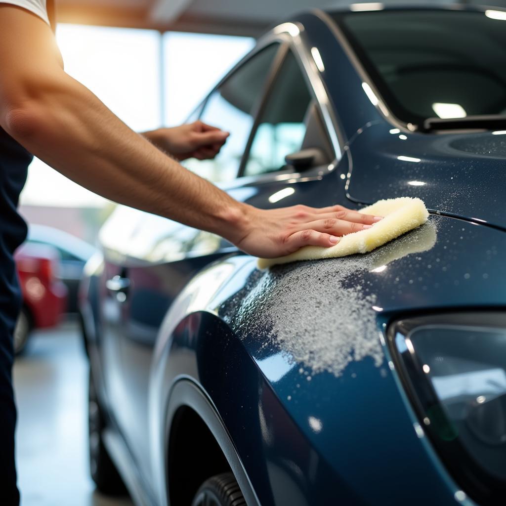 Protecting Car Paint with Wax