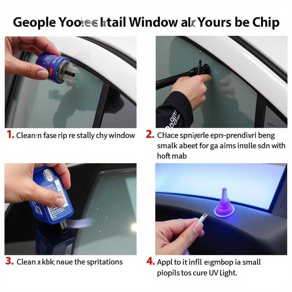 Car Window Chip Repair Process