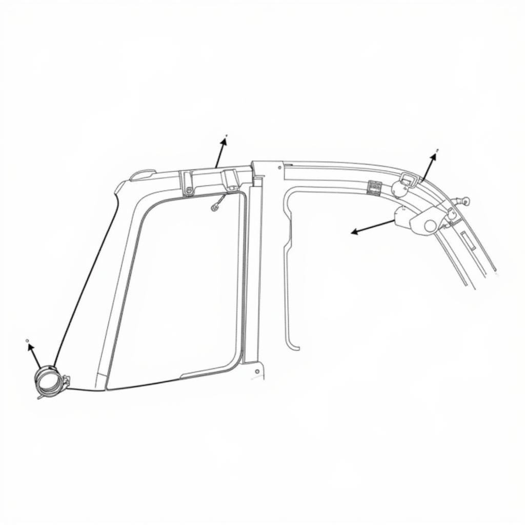 Diagram of a Car Window Mechanism