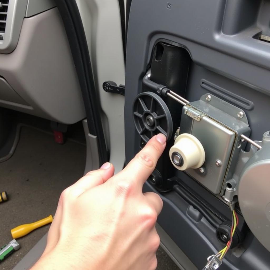 Repairing a Car Window Regulator