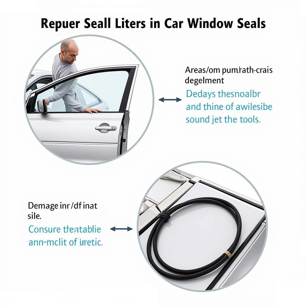 Repairing a Leaky Car Window Seal