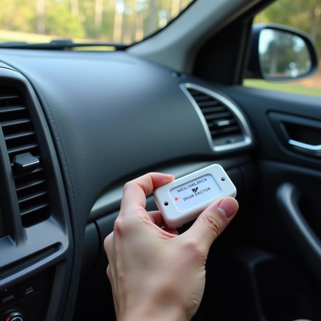 Carbon Monoxide Detector Installation in a Car