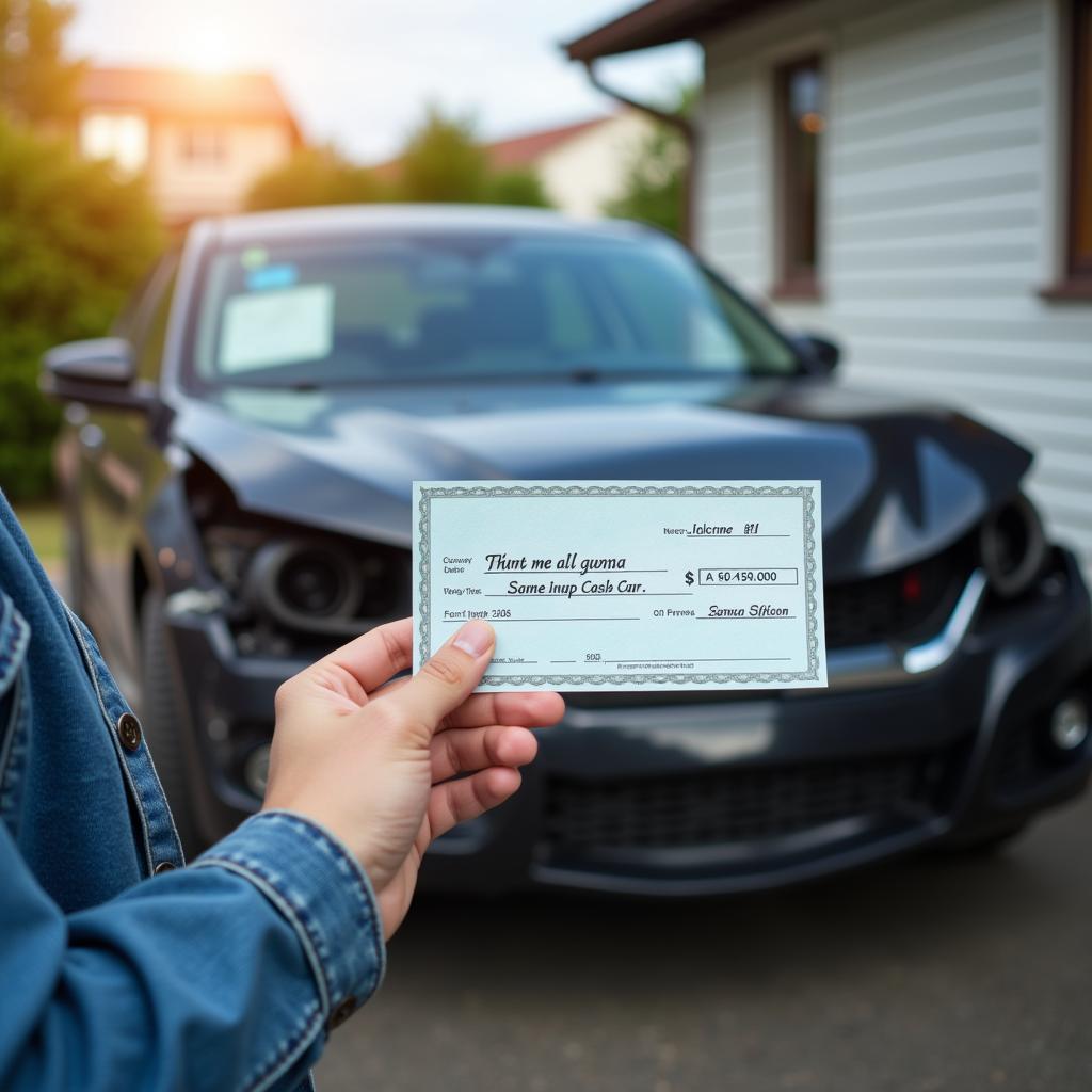 Cash Settlement for Car Repair After Accident