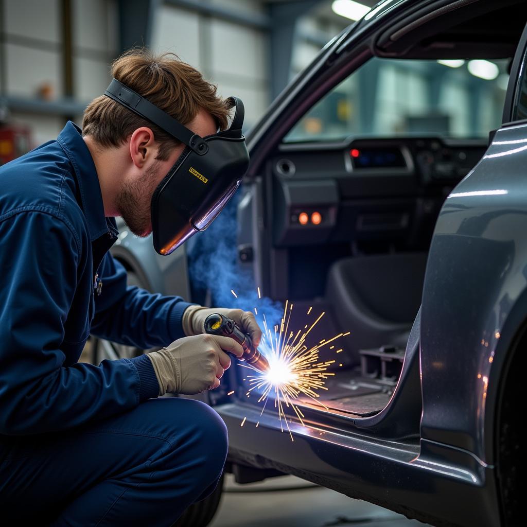 Certified Car Frame Repair Technician