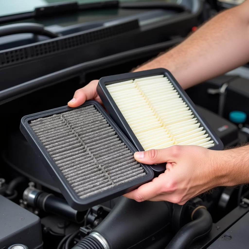 Replacing Car Air Filter