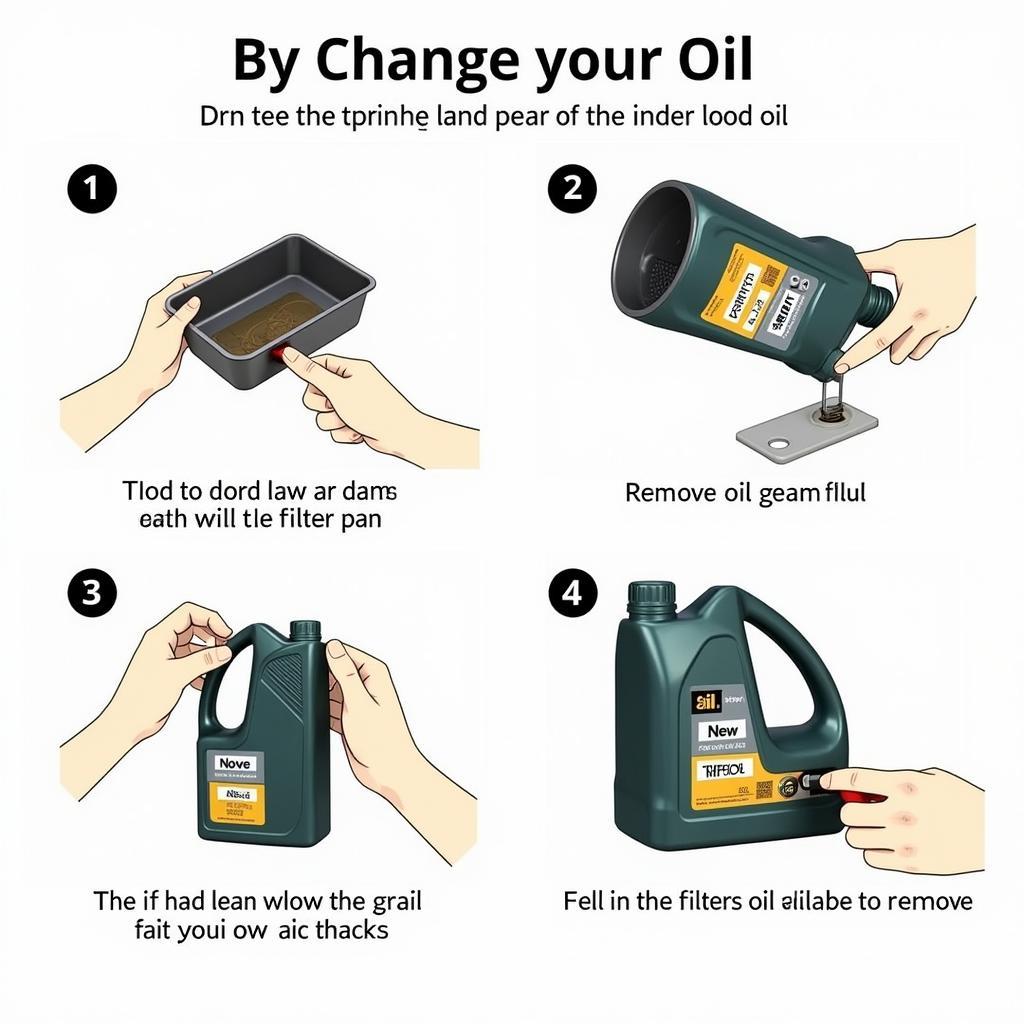 Changing Car Oil as Part of Maintenance