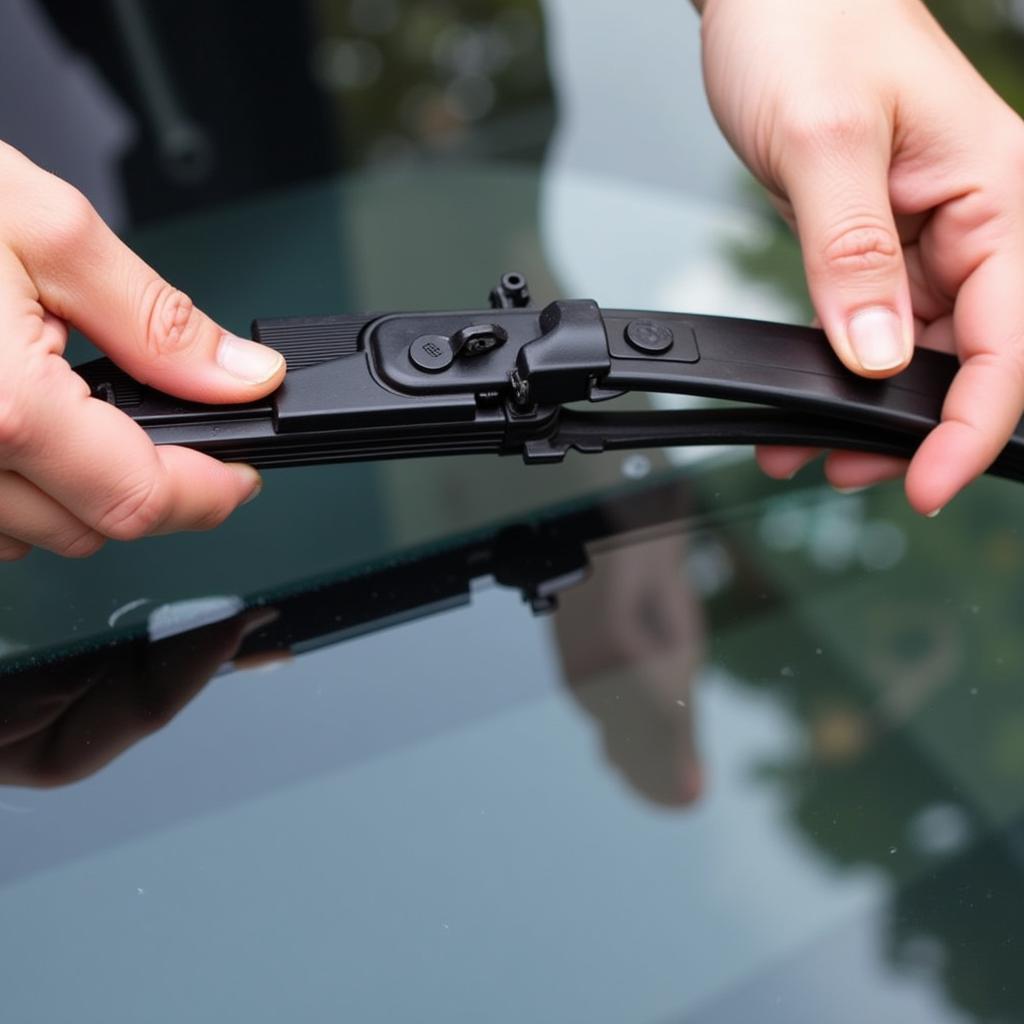 Replacing Car Wiper Blades