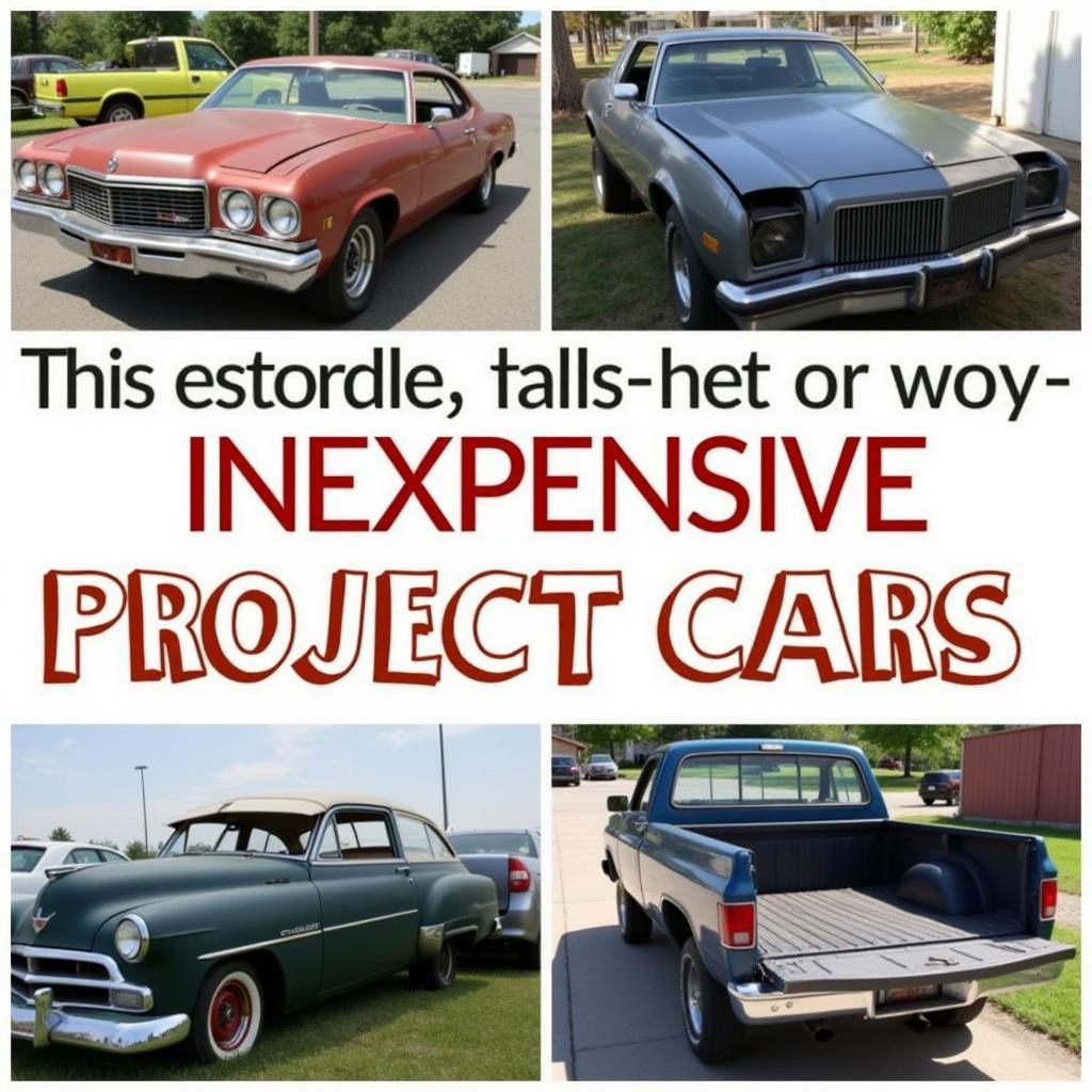 Affordable Fixer-Upper Cars for Sale