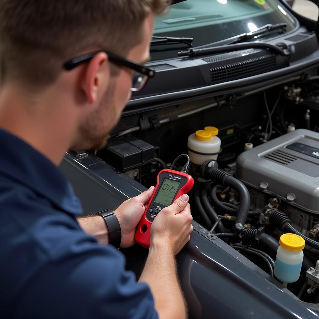 Checking Car AC System for Refrigerant Leaks