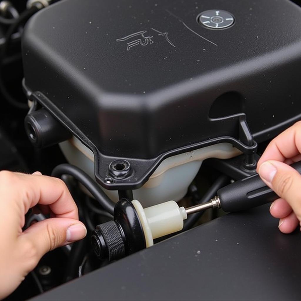 Checking Car Brake Fluid Level