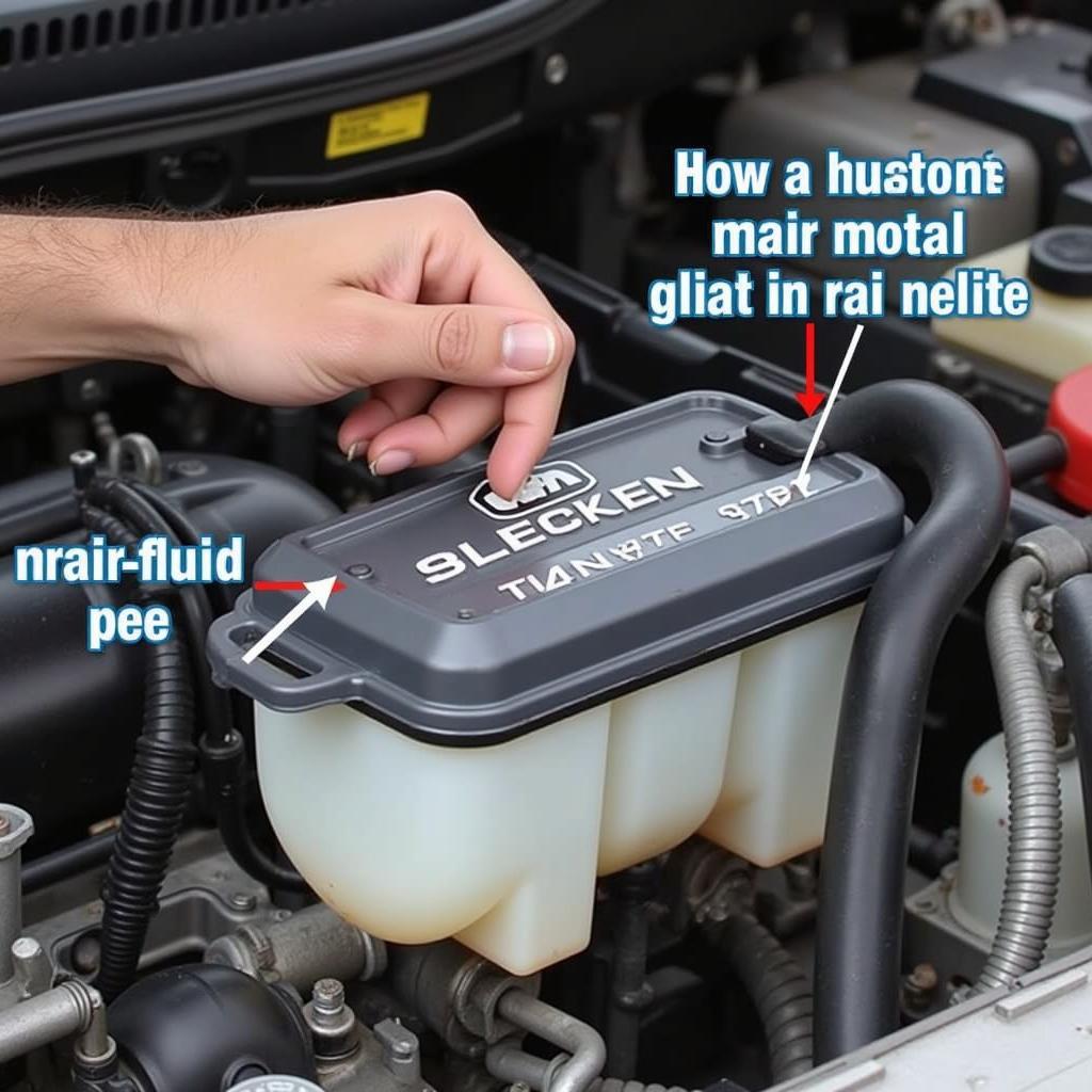 Checking Brake Fluid in a Honda