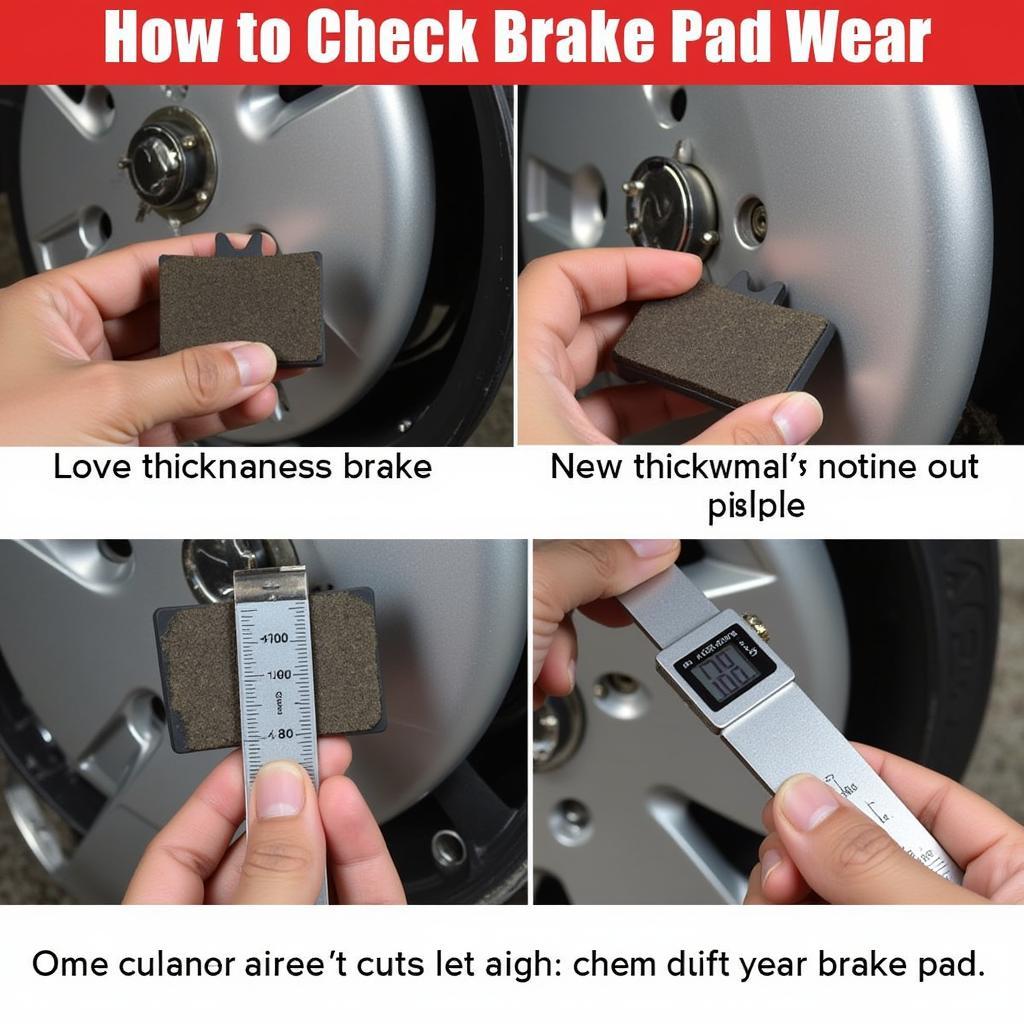 Checking Brake Pad Wear and Thickness