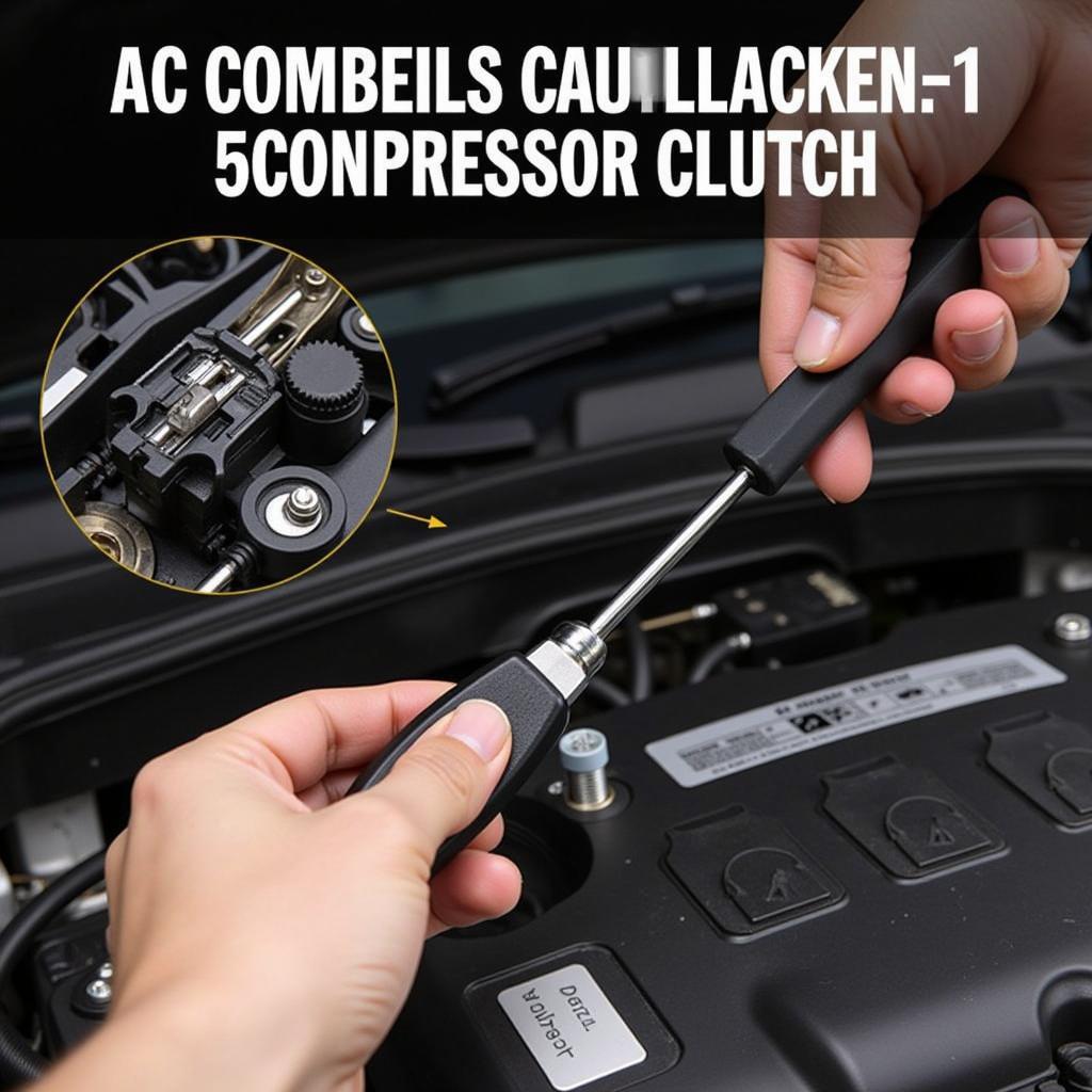 Checking Car AC Compressor Clutch