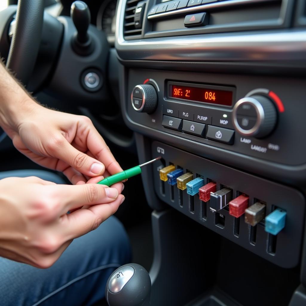 Checking Car AC Fuses in Modesto