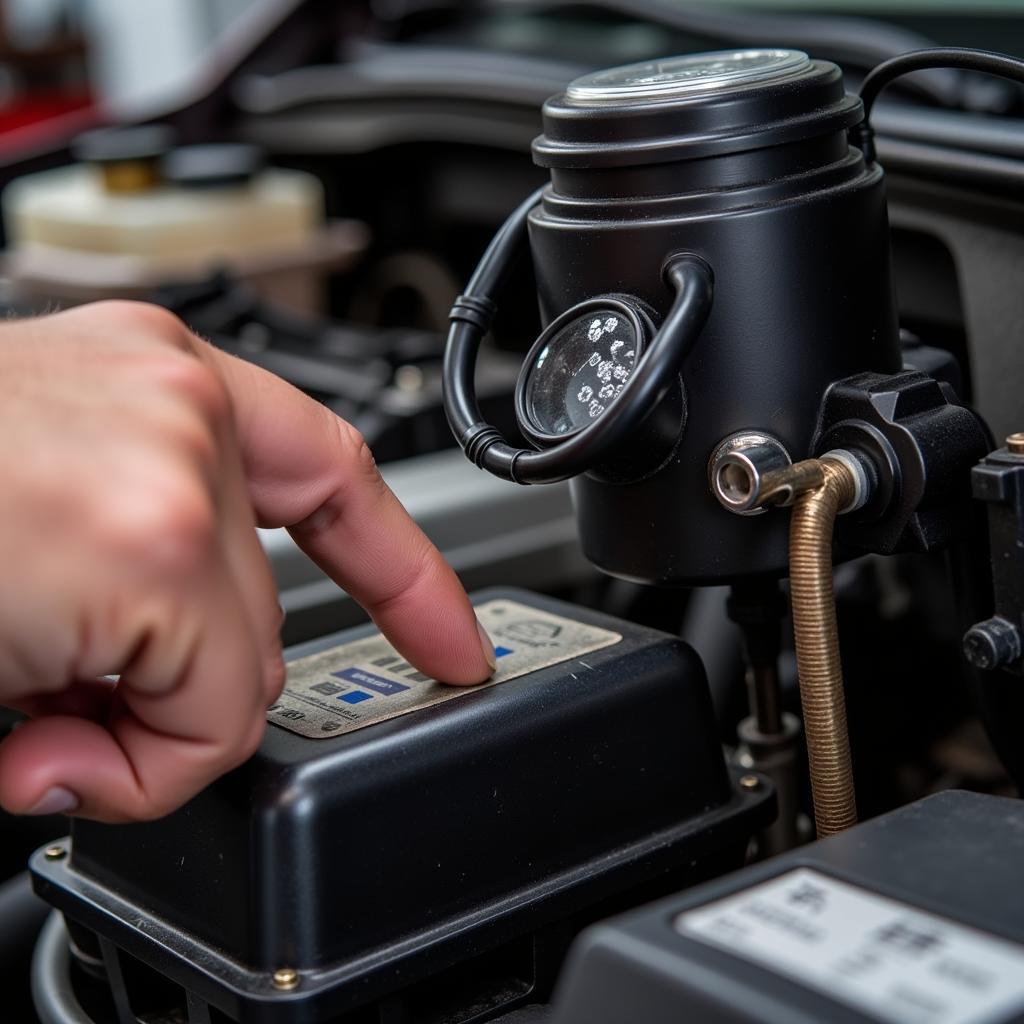 Checking Car AC Refrigerant Levels