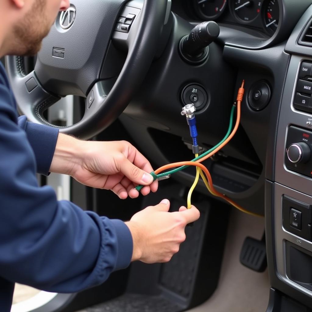 Checking Car AC Refrigerant Lines