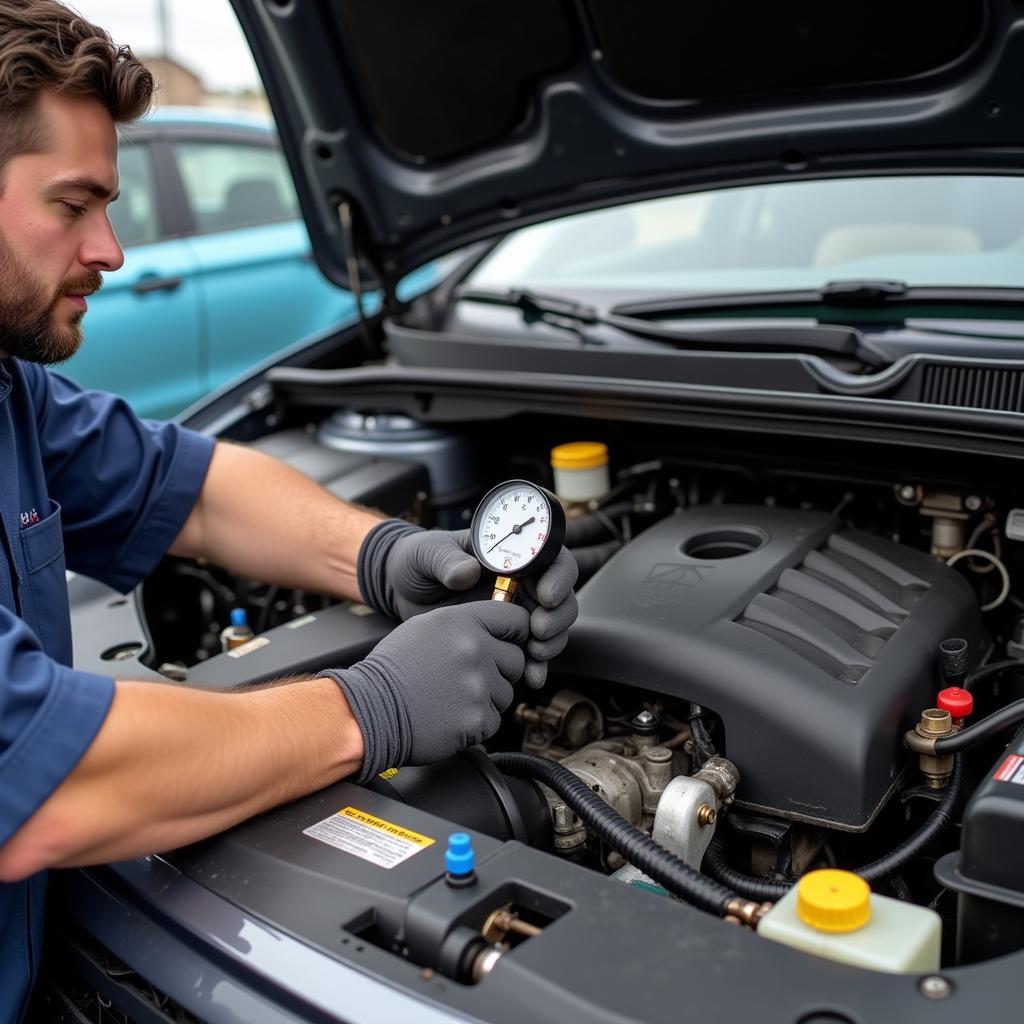 Checking Car AC System for Leaks and Issues