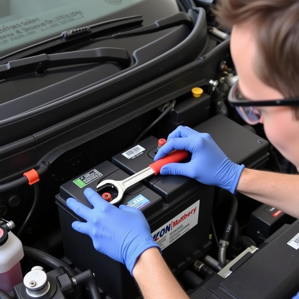 Checking Car Battery Connections