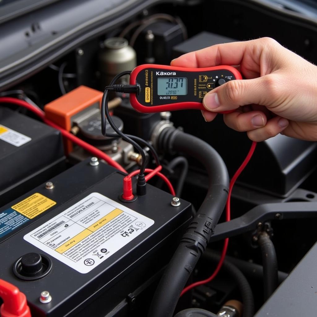 Checking Car Battery Voltage