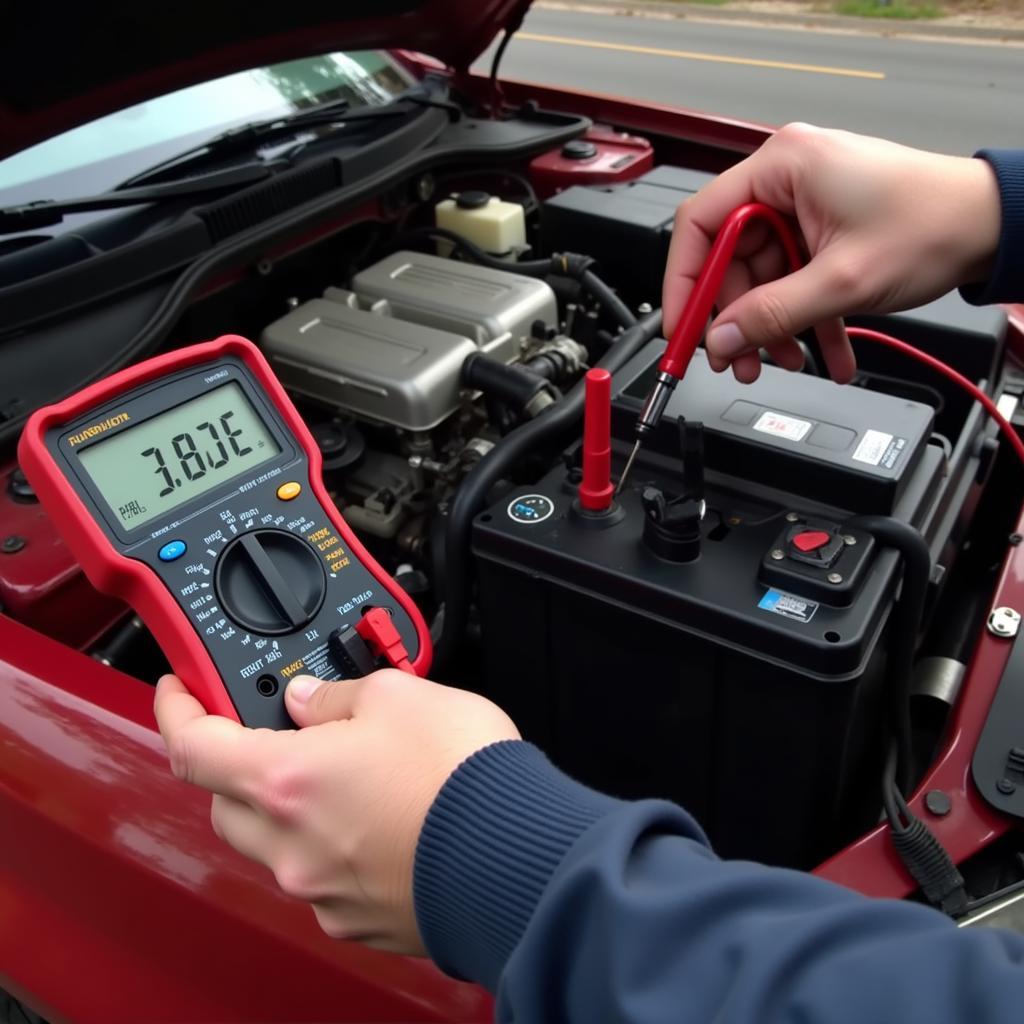 Checking Car Battery Voltage After Reconnection