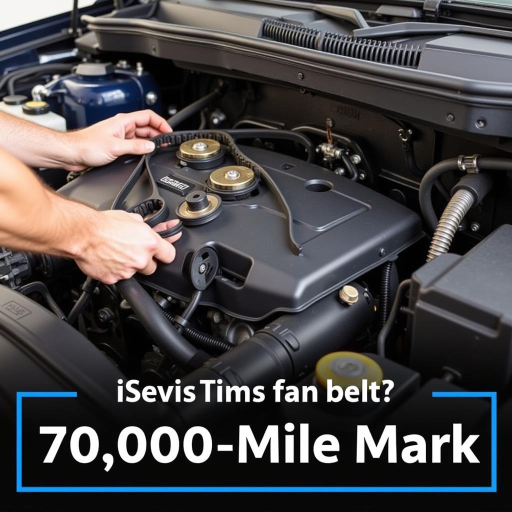 Inspecting Car Belts and Hoses at 70,000 Miles