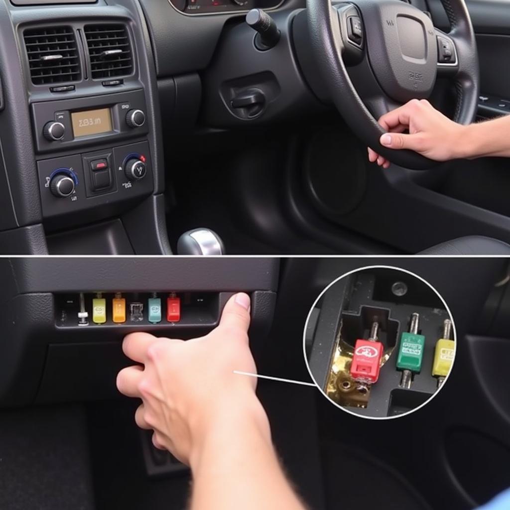 Checking a Car Brake Light Fuse