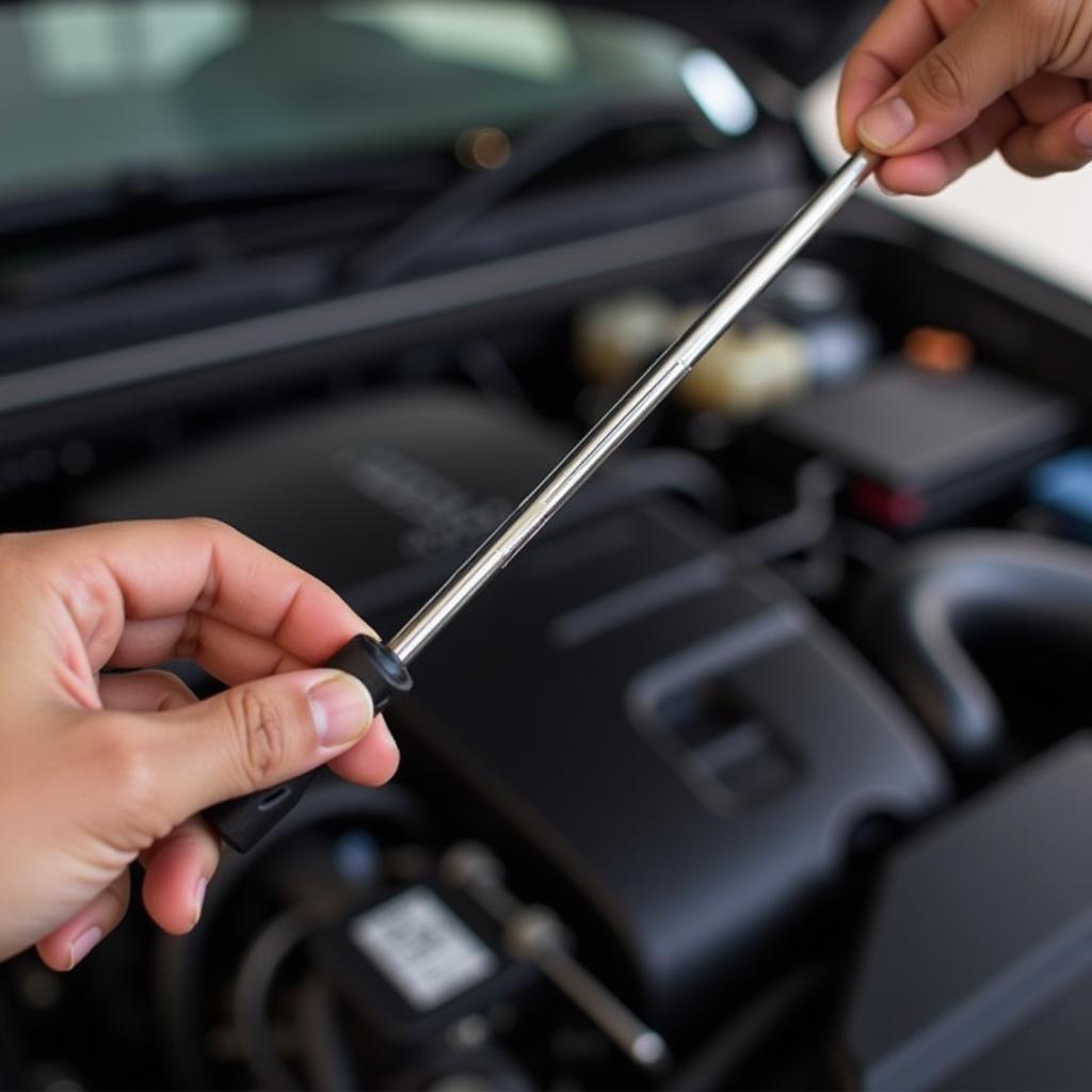 Checking Car Fluids