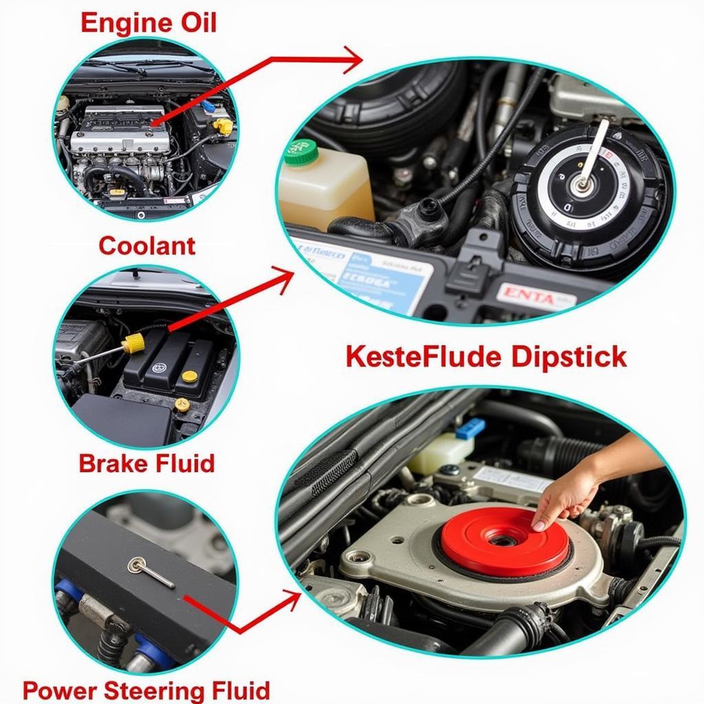 Checking Car Fluids Under the Hood