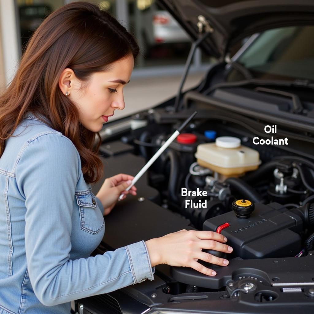 Checking Car Fluids