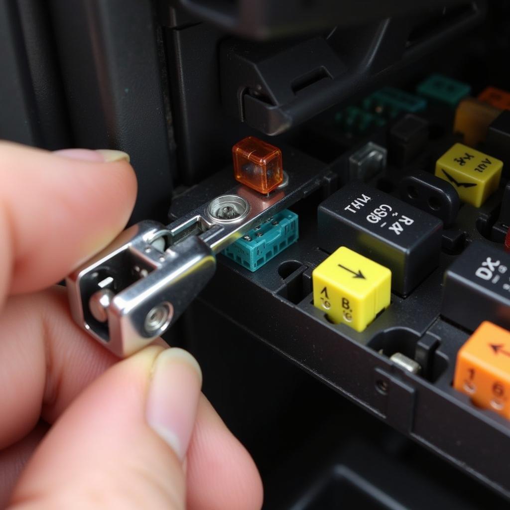 Checking Car Light Fuse