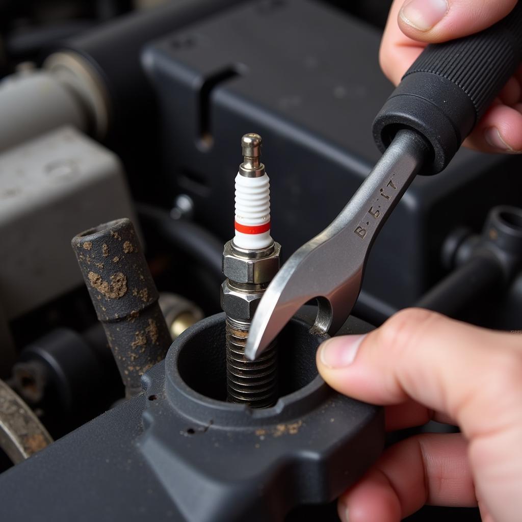 Checking Car Spark Plugs