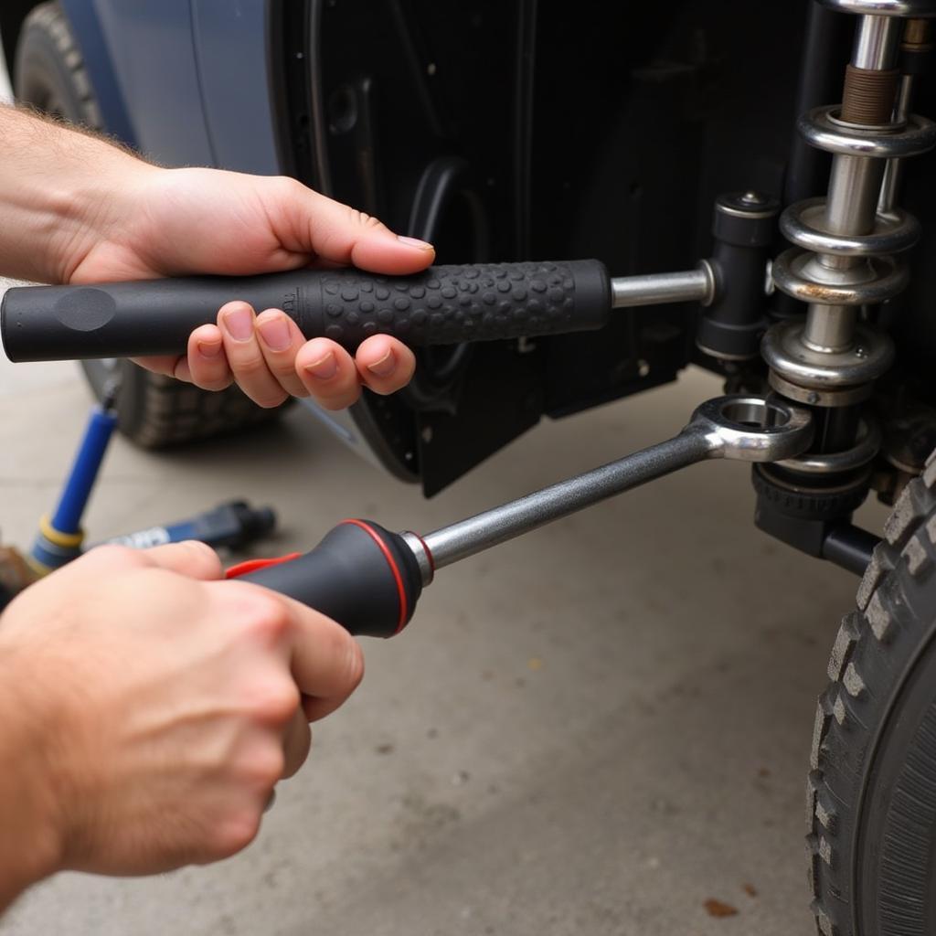 Checking Car Suspension with Simple Tools