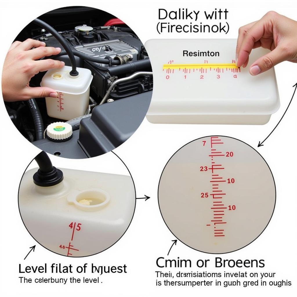 Checking Coolant Level in Reservoir