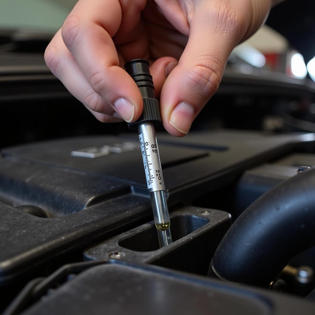 Checking Engine Oil Level