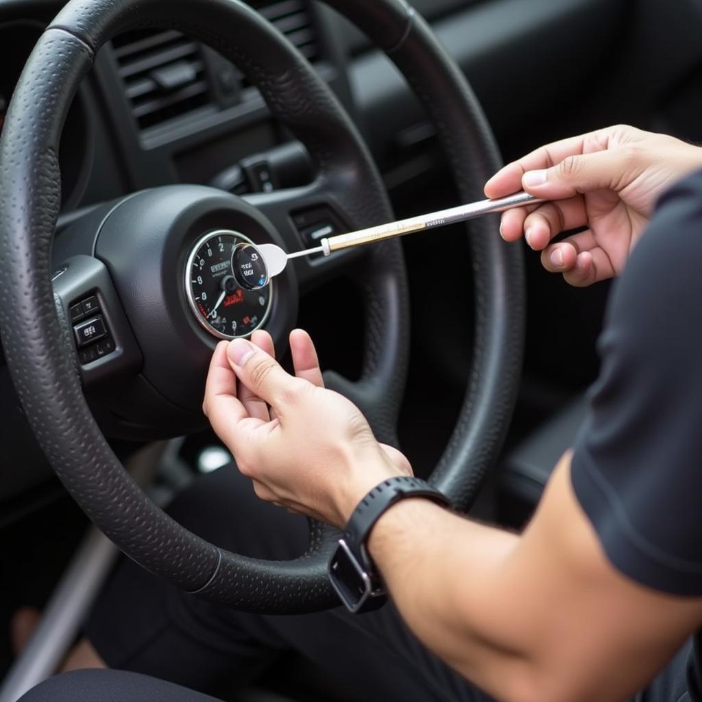 Checking Power Steering Fluid