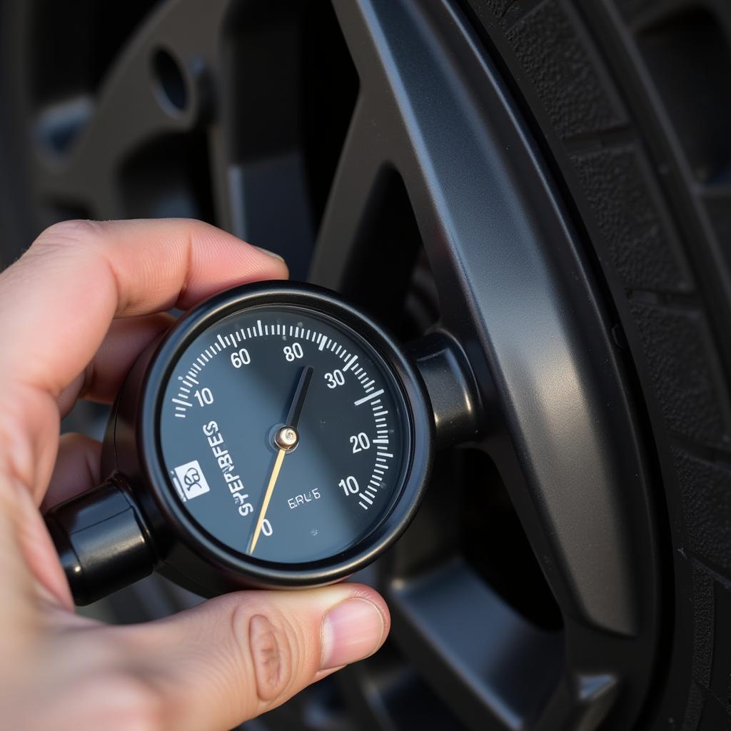 Checking Spare Tire Pressure