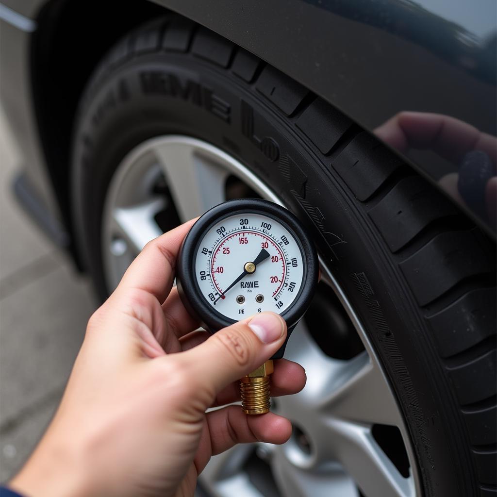 Checking Tire Pressure Regularly