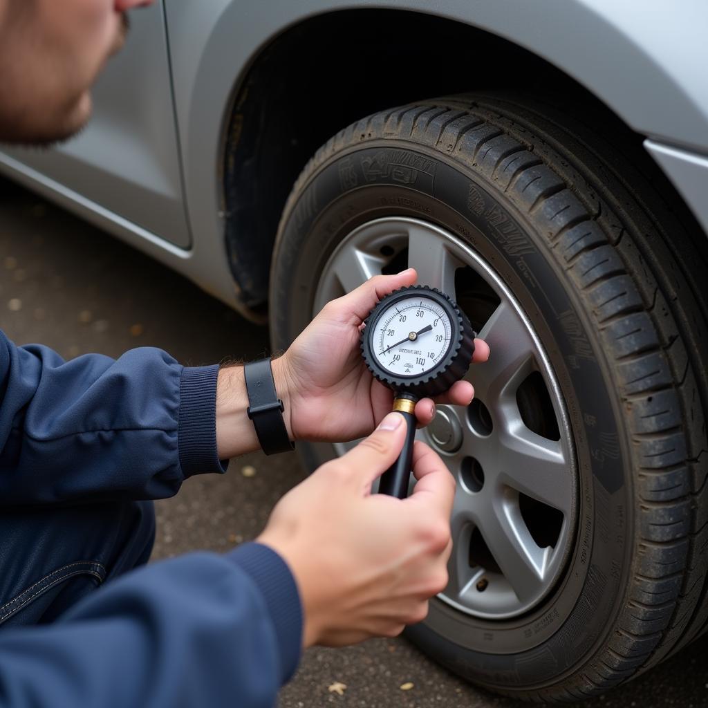 Checking Tire Pressure After Long-Term Storage