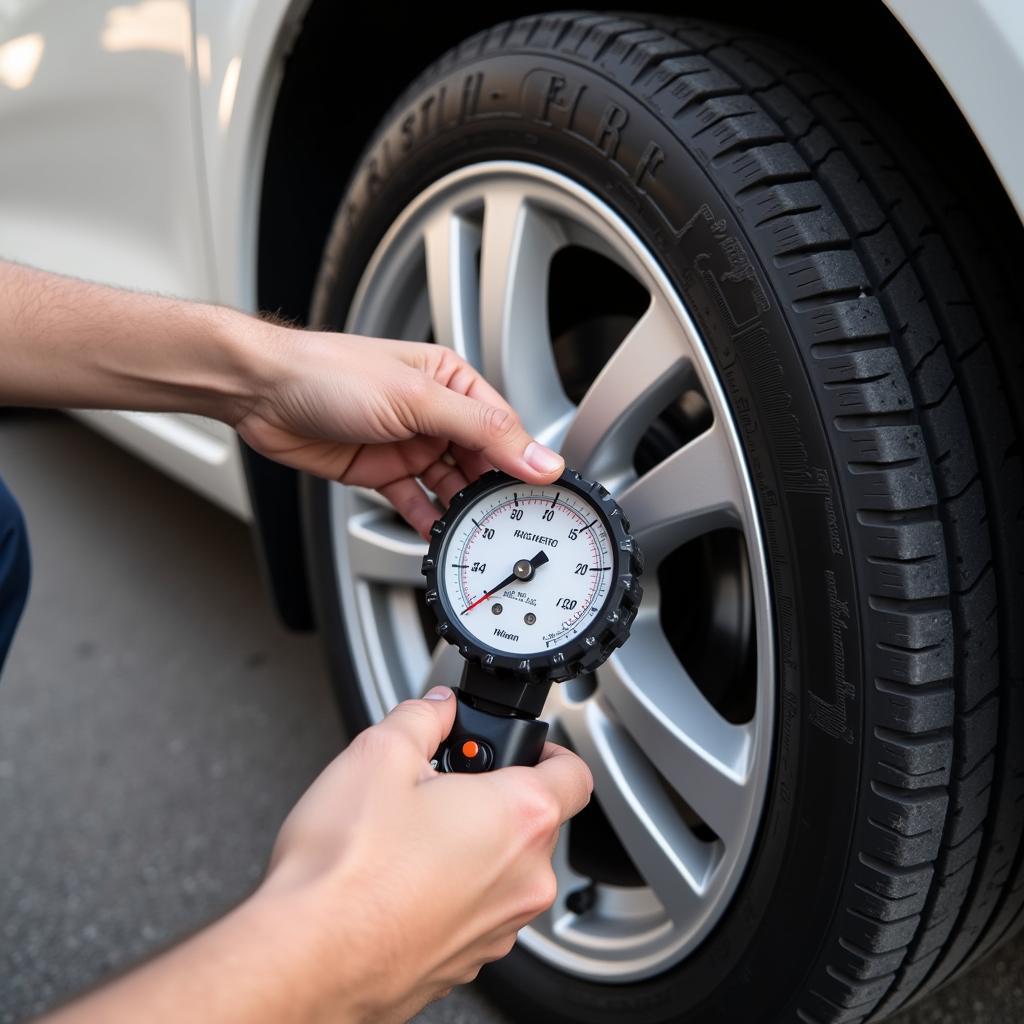 DIY Car Maintenance: Checking Tire Pressure