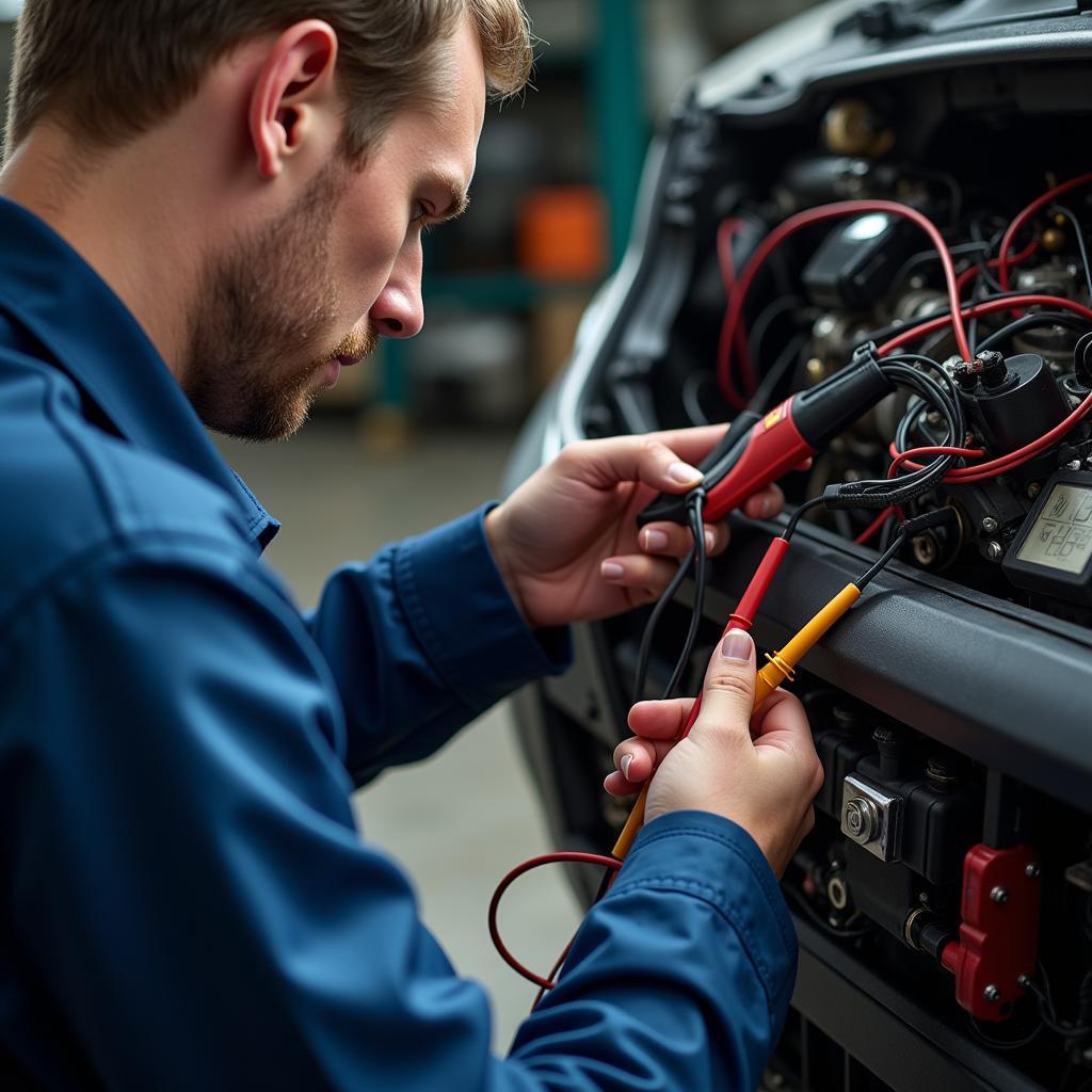 Inspecting the MAFT Wiring Harness for Damage and Loose Connections