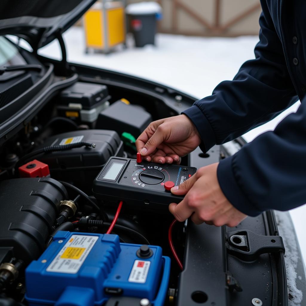 Chicago Car Battery Winter Check