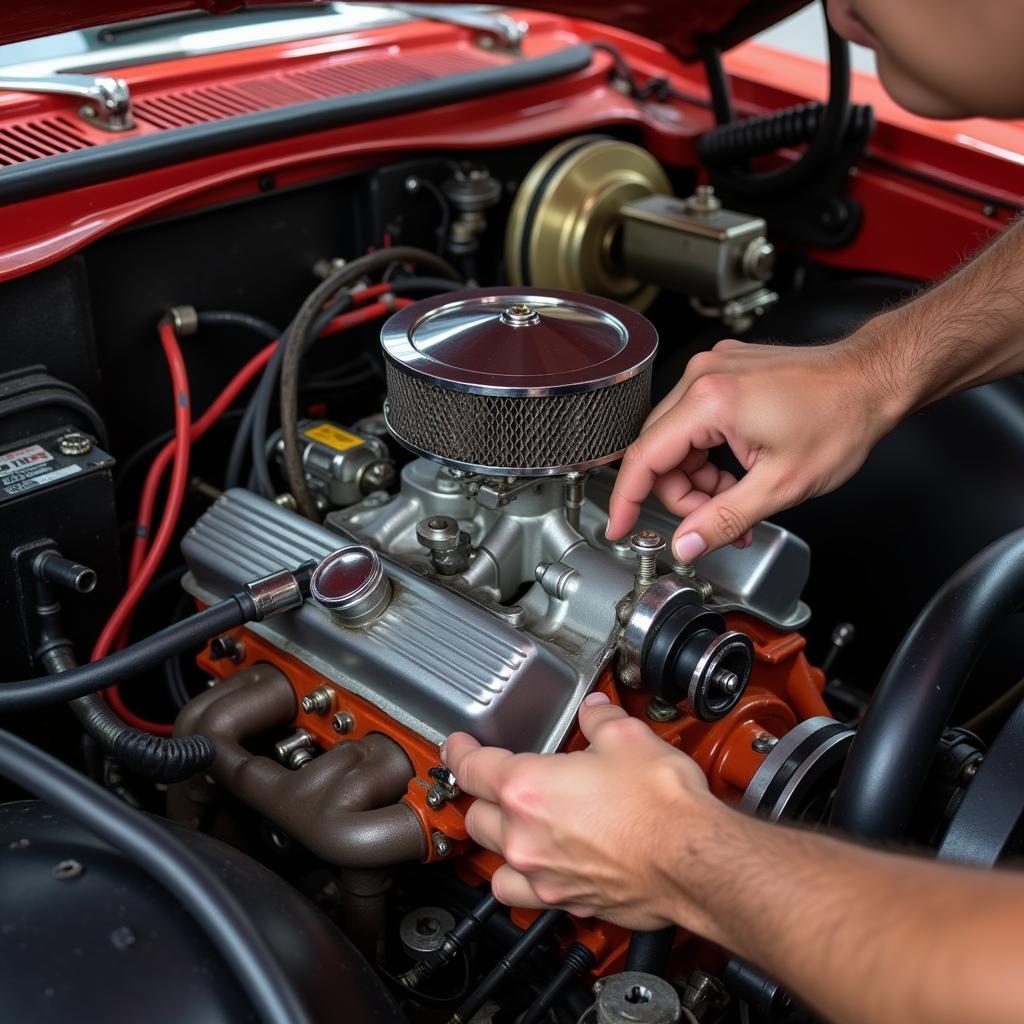 Classic Muscle Car Carburetor Repair