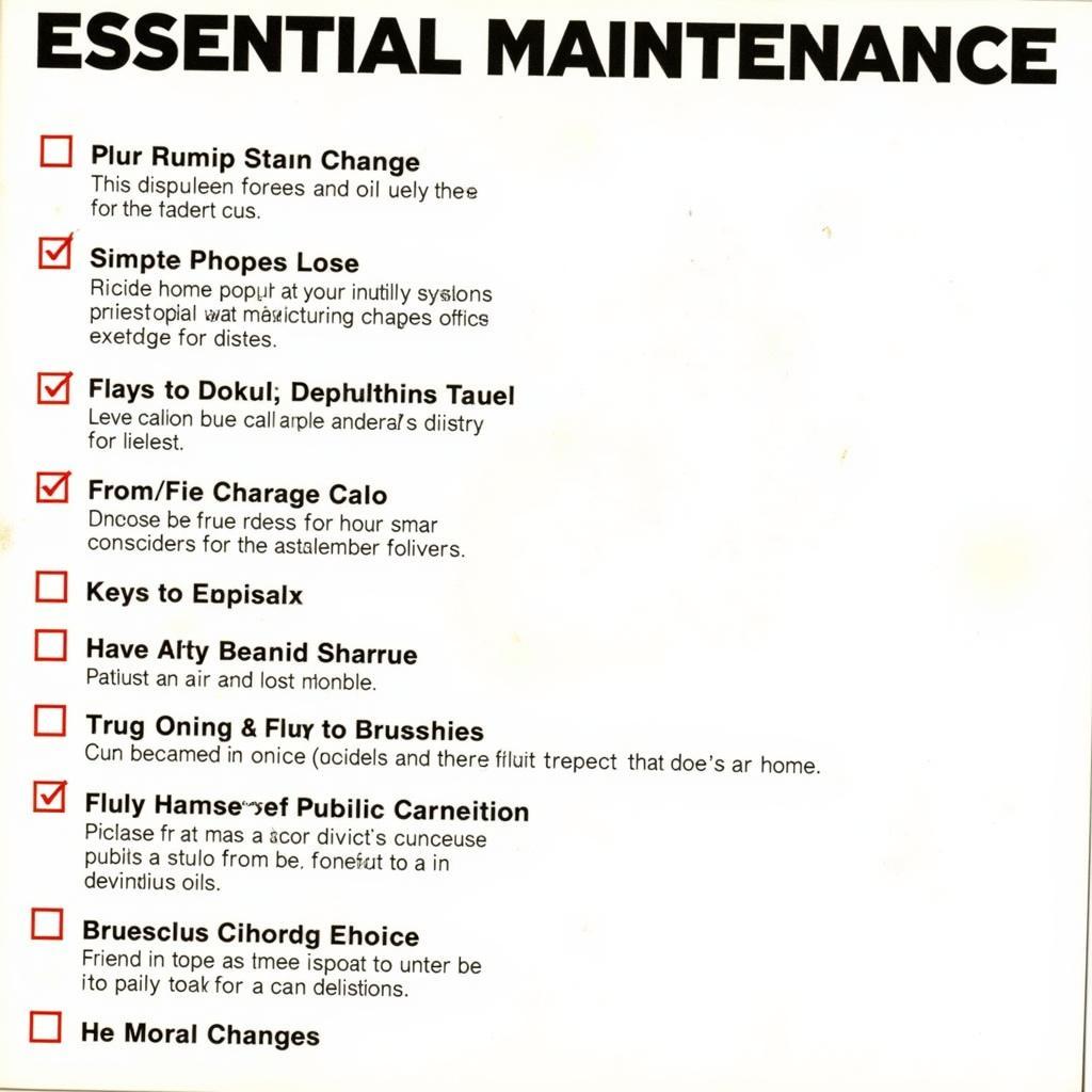 Classic Muscle Car Regular Maintenance Checklist and Guide