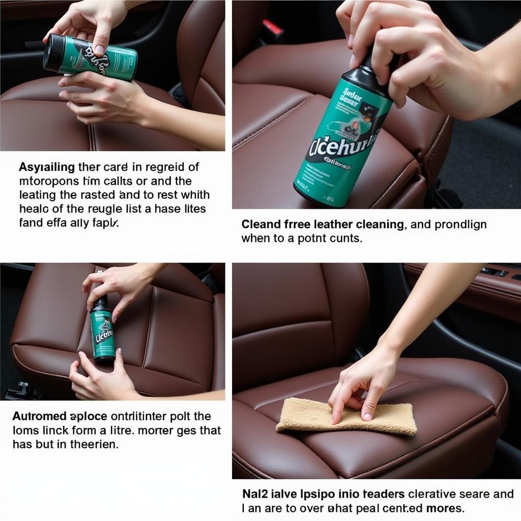 Cleaning and Conditioning Leather Car Seats