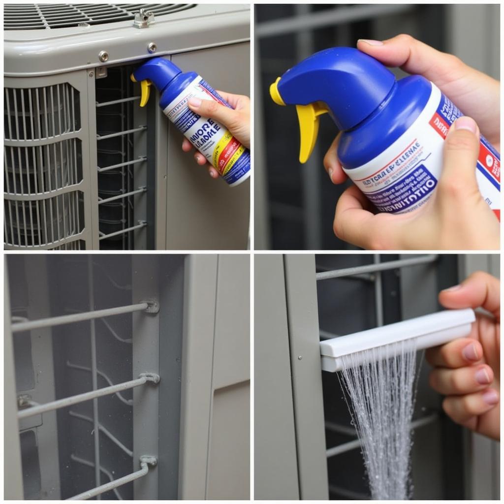 Cleaning Car AC Evaporator with Spray