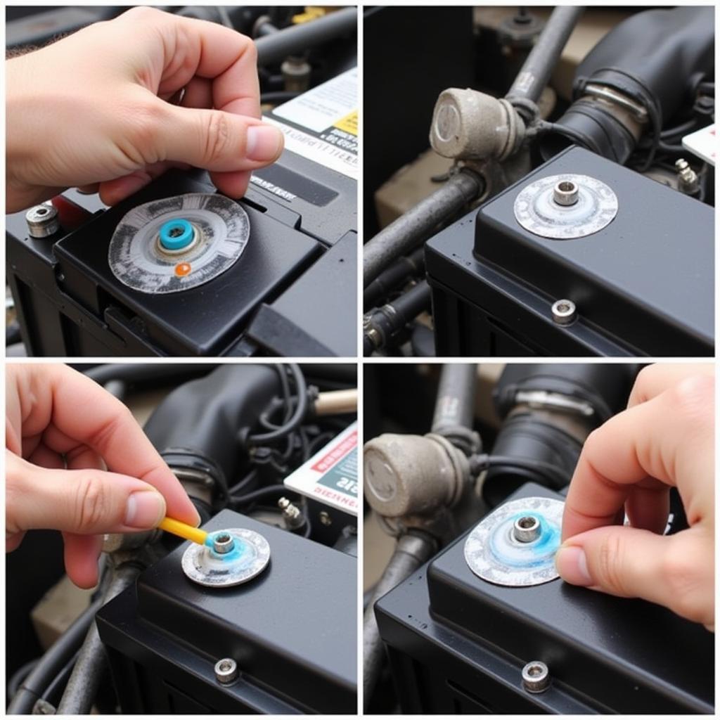 Cleaning Car Battery Terminals