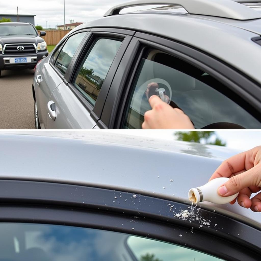 Cleaning Car Window Seal