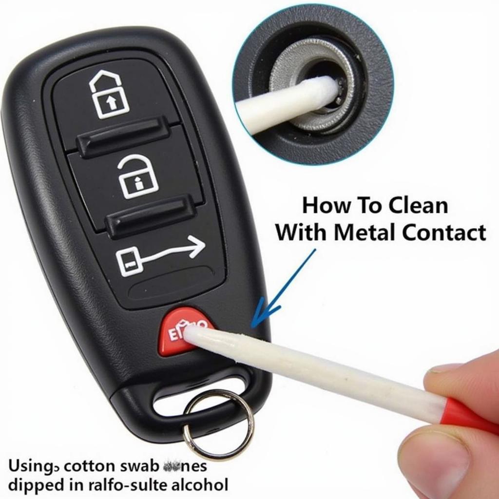 Cleaning the Internal Contacts of a GM Key Fob