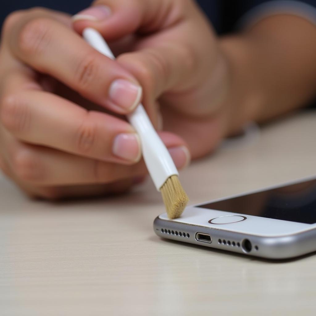 Cleaning iPhone 6 Charging Port for Car Charging