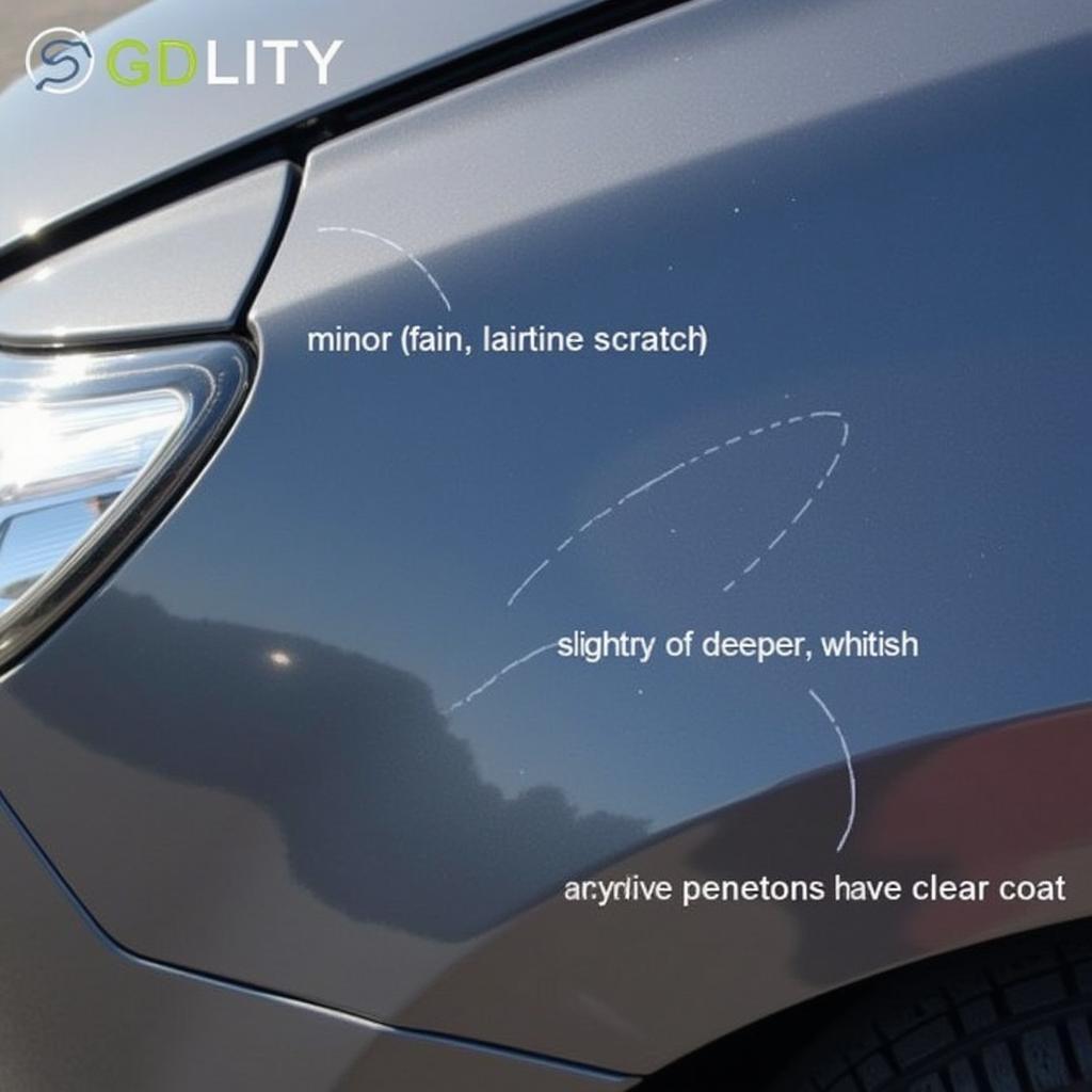 Identifying Clear Coat Scratches